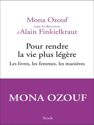 cover image of Pour rendre la vie plus légère